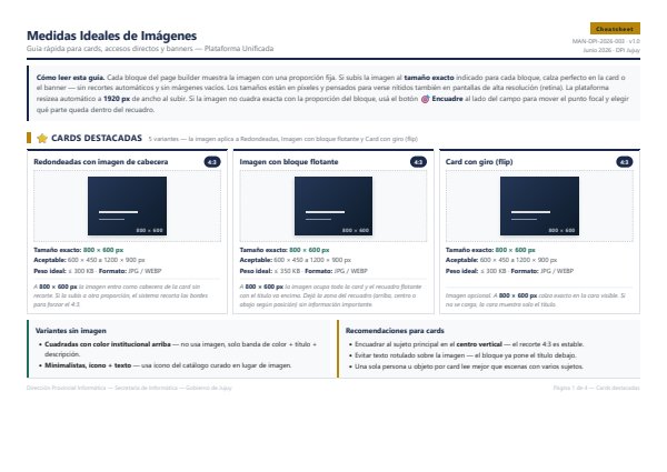 Guia de tamaños de imagenes